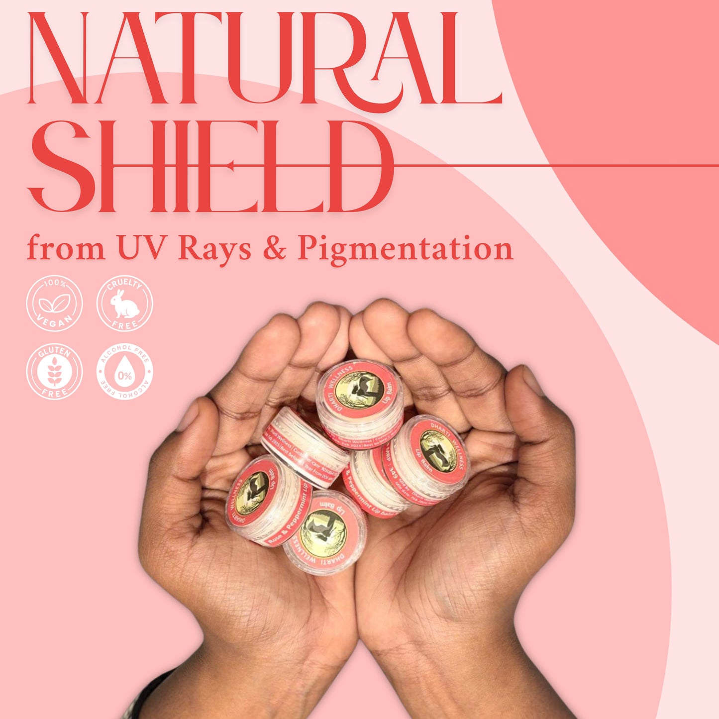 Lip Balm - Natural | Nourishing | Soft Lips | Rich in Shea and Avocado Butter | Carrot Seed Oil | Rose Essential oil | Peppermint Essential Oil |Vitamin E