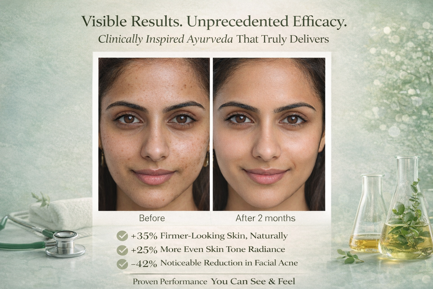 Kumkumaadi Day & Night Face Serum -  Anti Aging | Anti - Pigmentation | Brightening | Anti Acne | Clear Skin