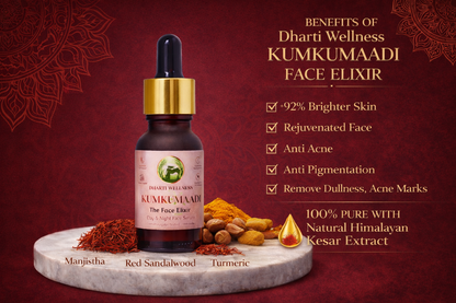 Kumkumaadi Day & Night Face Serum -  Anti Aging | Anti - Pigmentation | Brightening | Anti Acne | Clear Skin