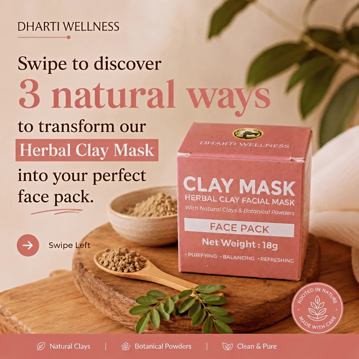 Herbal Clay Facial Mask