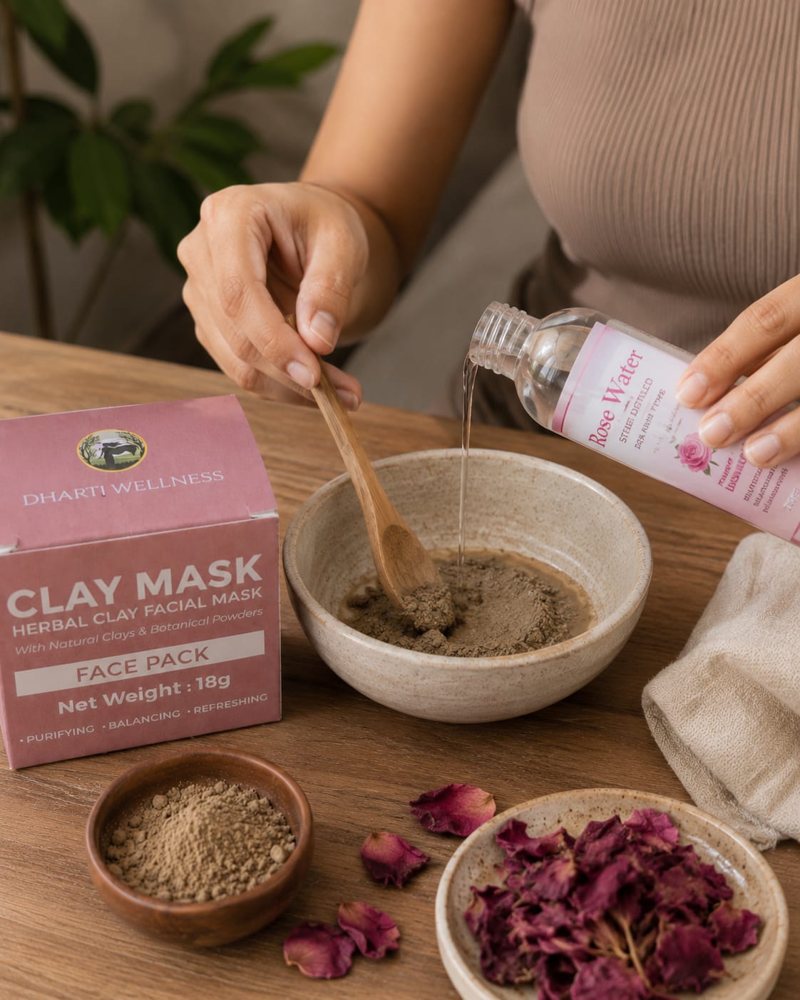 Herbal Clay Facial Mask
