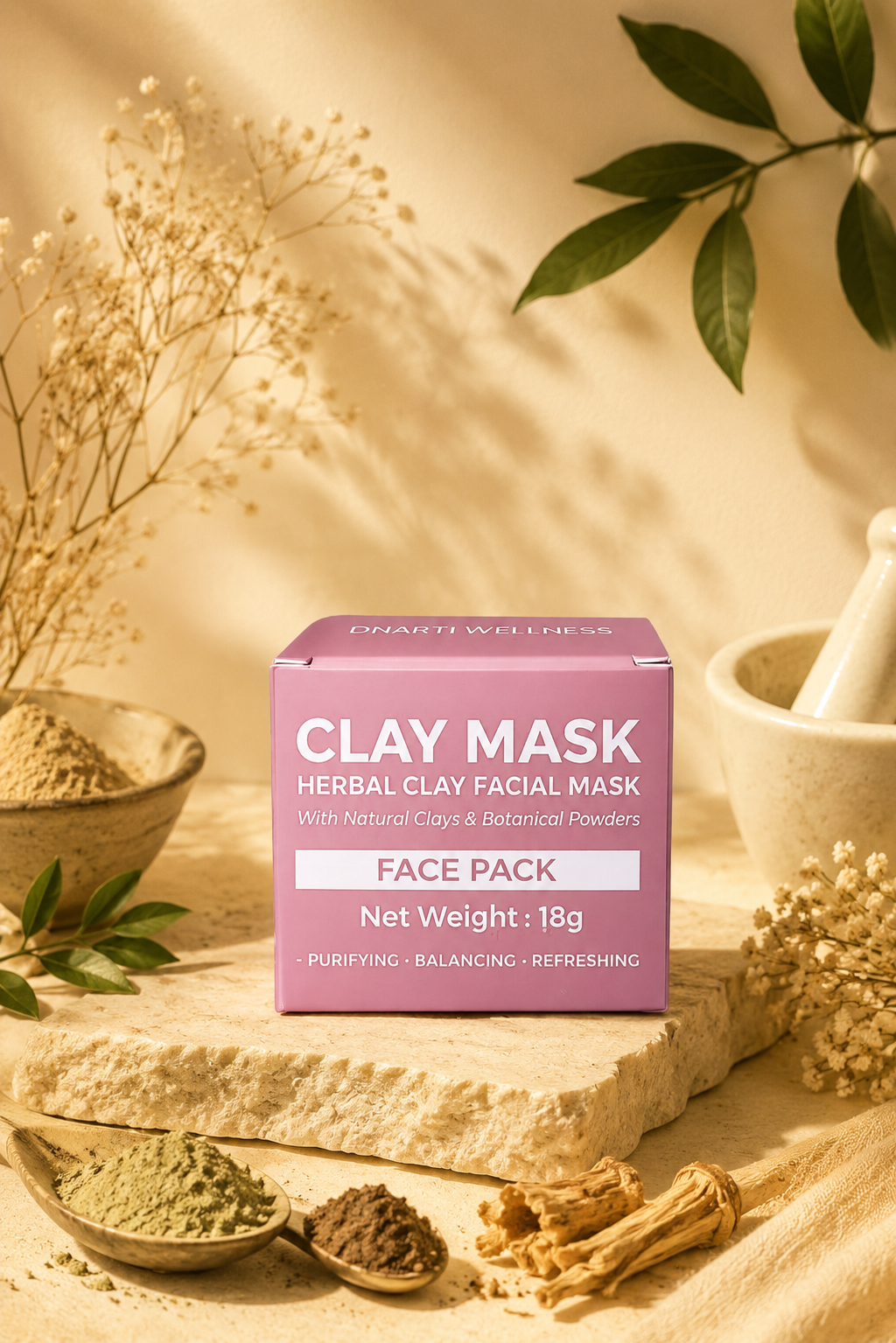 Herbal Clay Facial Mask