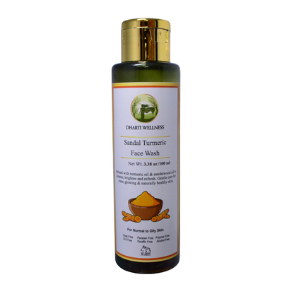 Sandal Turmeric Face Wash| De-Tan | Clear Skin | Soothing | Anti - Inflammation | Anti Aging