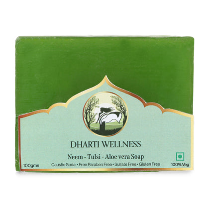 Neem and Tulsi Aloe Vera Soap