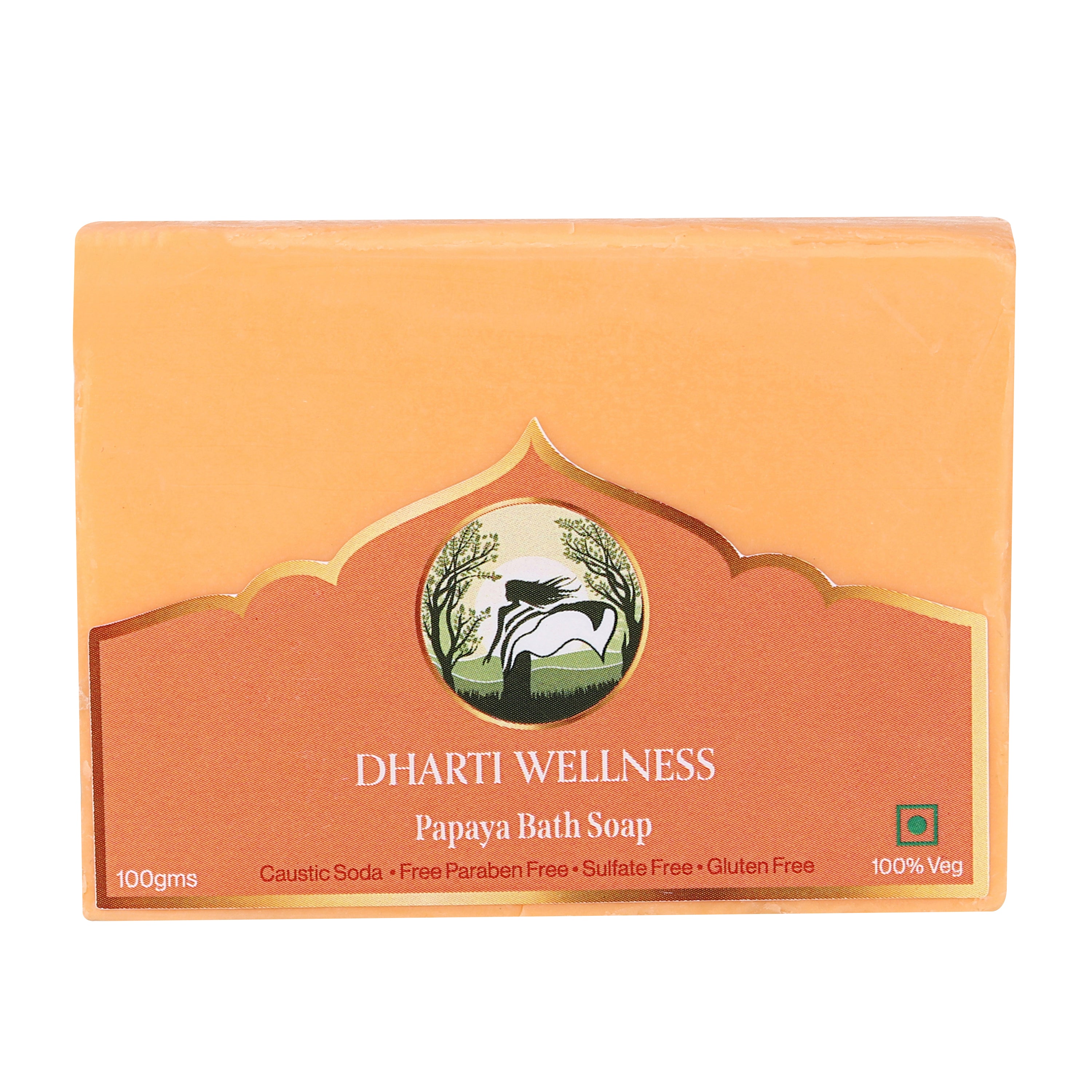 Papaya Bath Soap -  Organic | Natural | Caustic - Soda Free | For Dry - Skin | Nourishing | Brightening | Glow