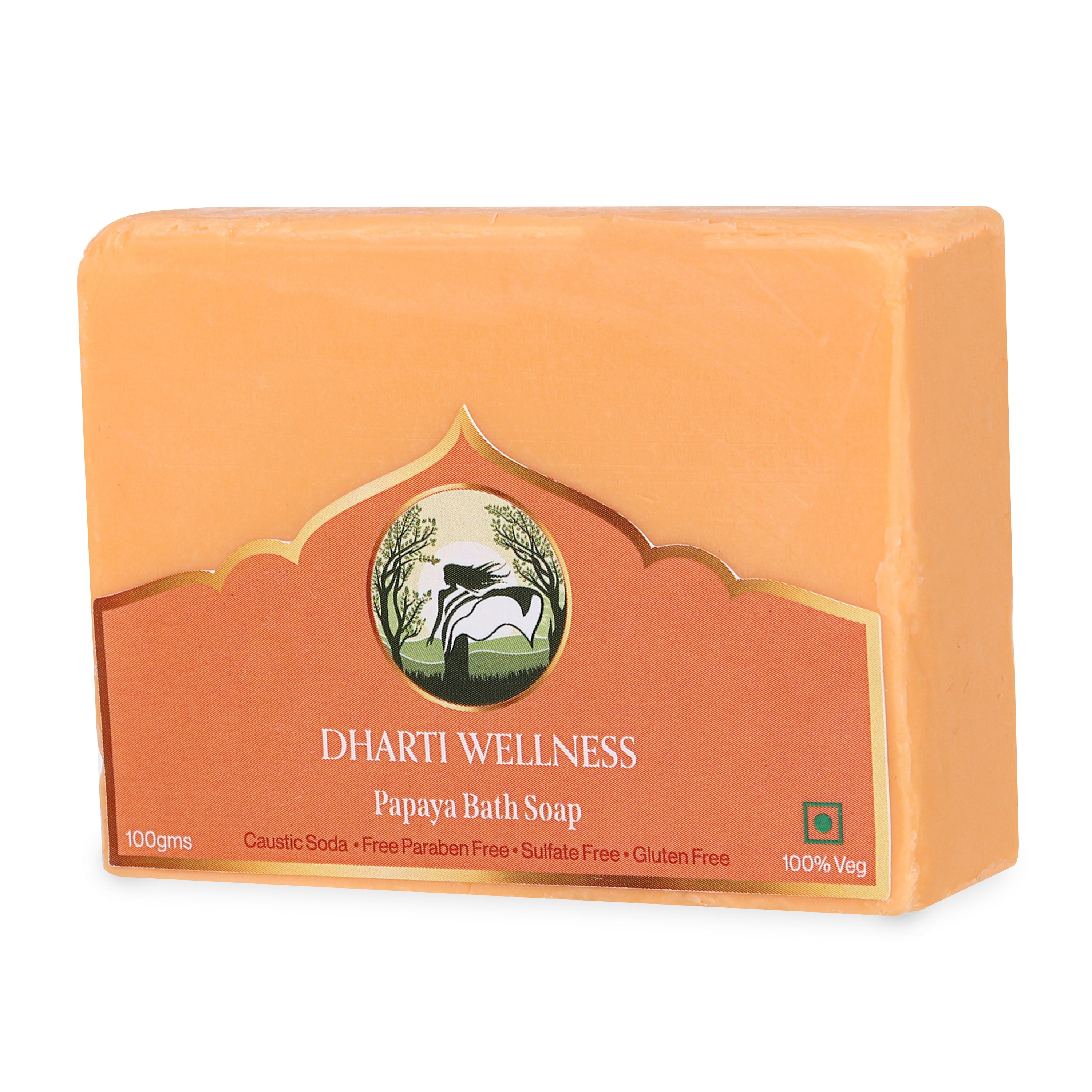 Papaya Bath Soap -  Organic | Natural | Caustic - Soda Free | For Dry - Skin | Nourishing | Brightening | Glow