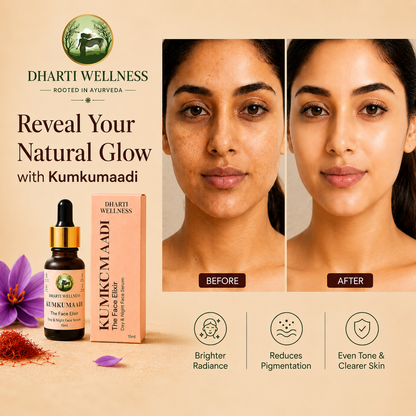 Kumkumaadi Day & Night Face Serum -  Anti Aging | Anti - Pigmentation | Brightening | Anti Acne | Clear Skin