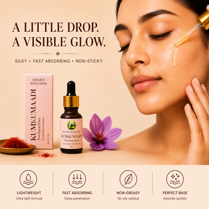 Kumkumaadi Day & Night Face Serum -  Anti Aging | Anti - Pigmentation | Brightening | Anti Acne | Clear Skin