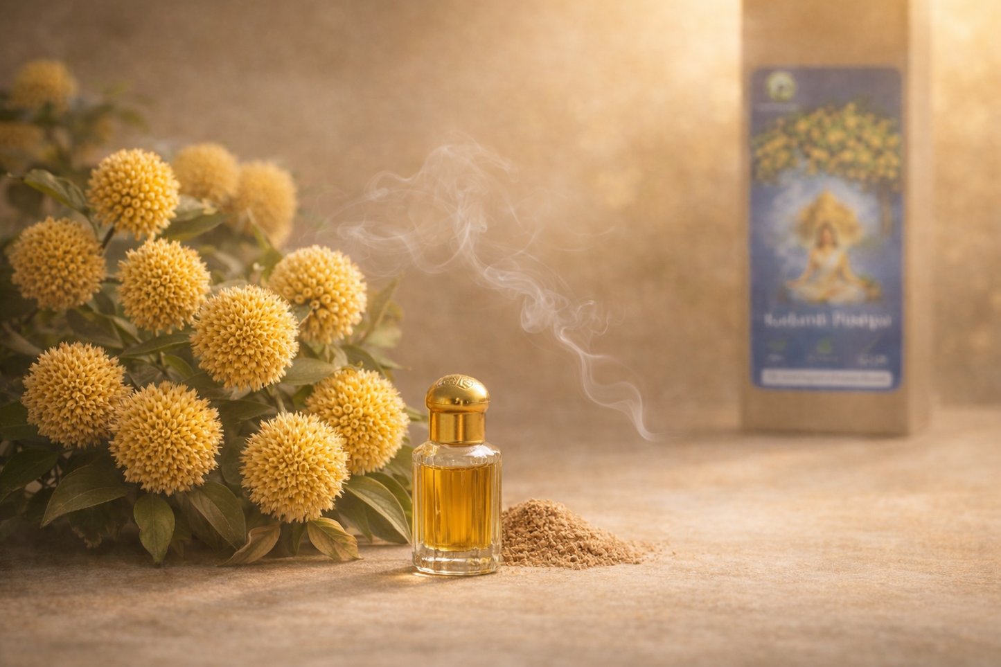 Kadamba Pushpa Organic Agarbatti | No Carbon | Mild Fragrance