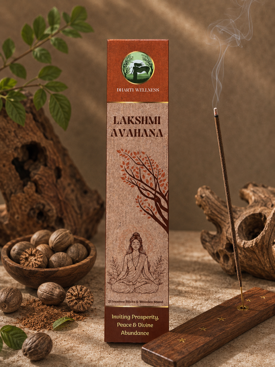 Lakshmi Avahana Organic Agarbatti |  No Carbon | Mild Fragrance |