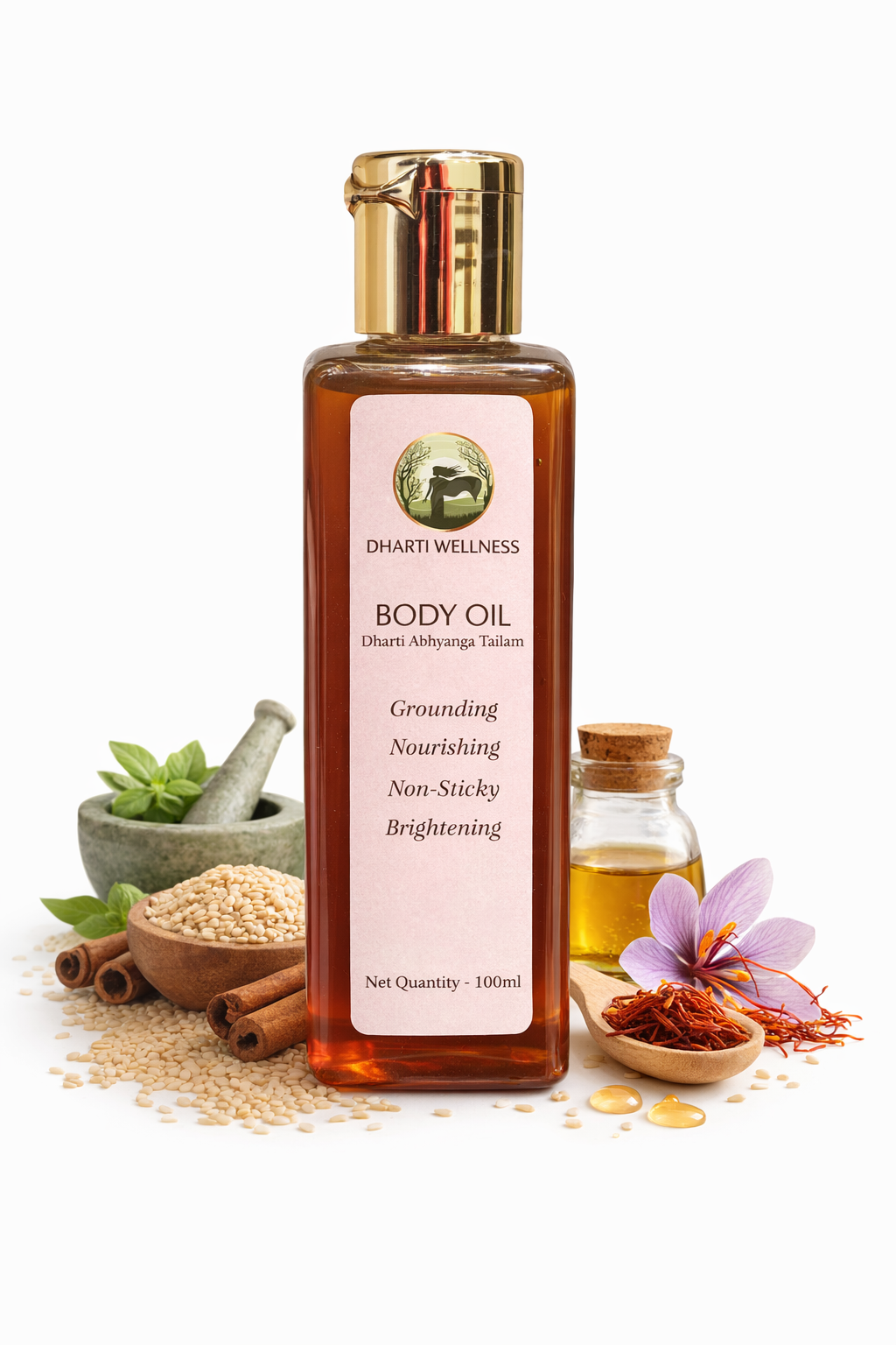 Dharti Abhyanga Tailam - Ayurvedically Brightening and Nourishing Every Day Oil