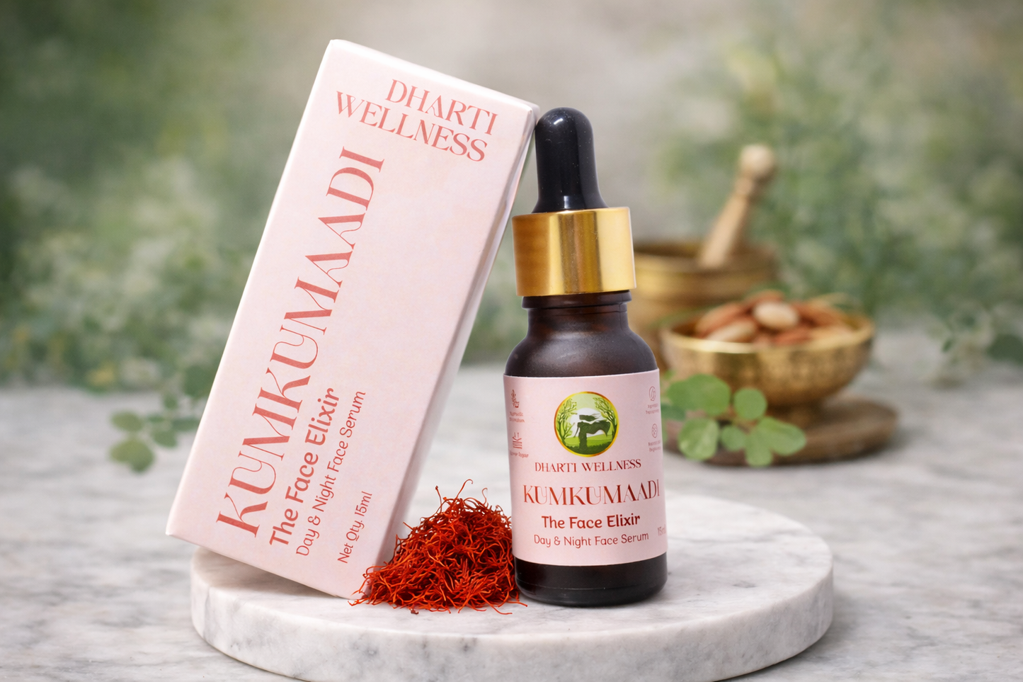 Kumkumaadi Day & Night Face Serum -  Anti Aging | Anti - Pigmentation | Brightening | Anti Acne | Clear Skin