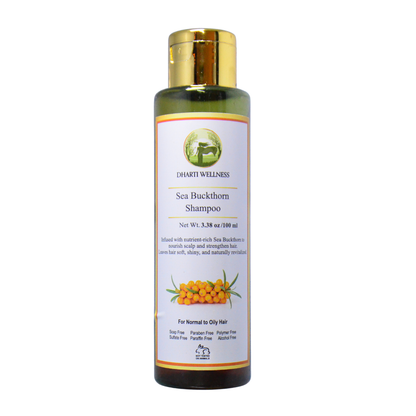 Sea Buckthorn Shampoo | Improves Scalp health | De-Tangle | Conditioning | Sulphate Free | Paraben - Free